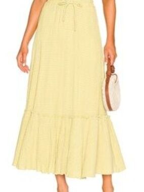 LPA Charlie Crinkle Maxi Skirt